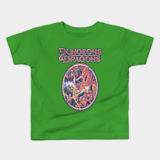 Retro dungeons and dragons art Kids T-Shirt